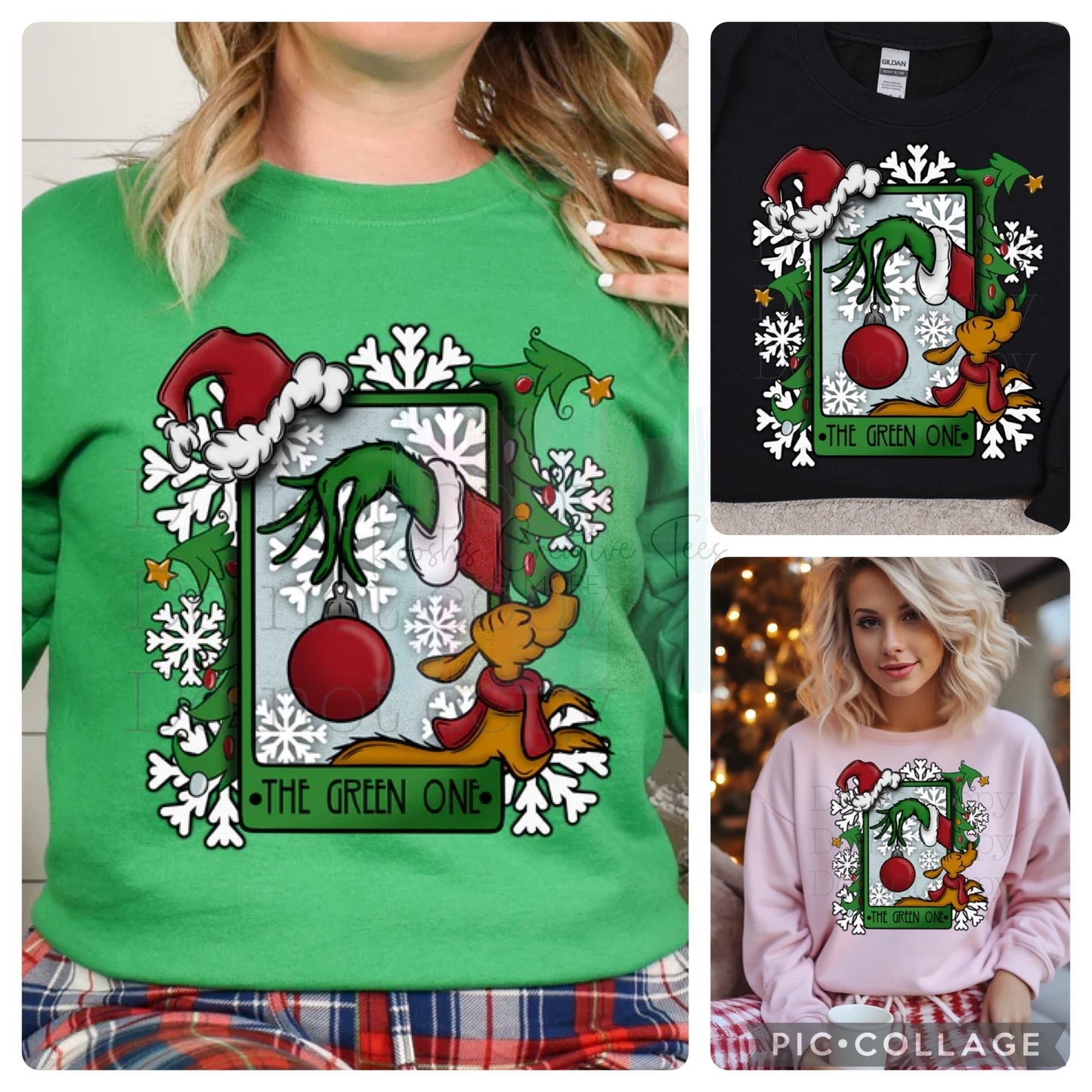 Green man tarot card sweatshirt