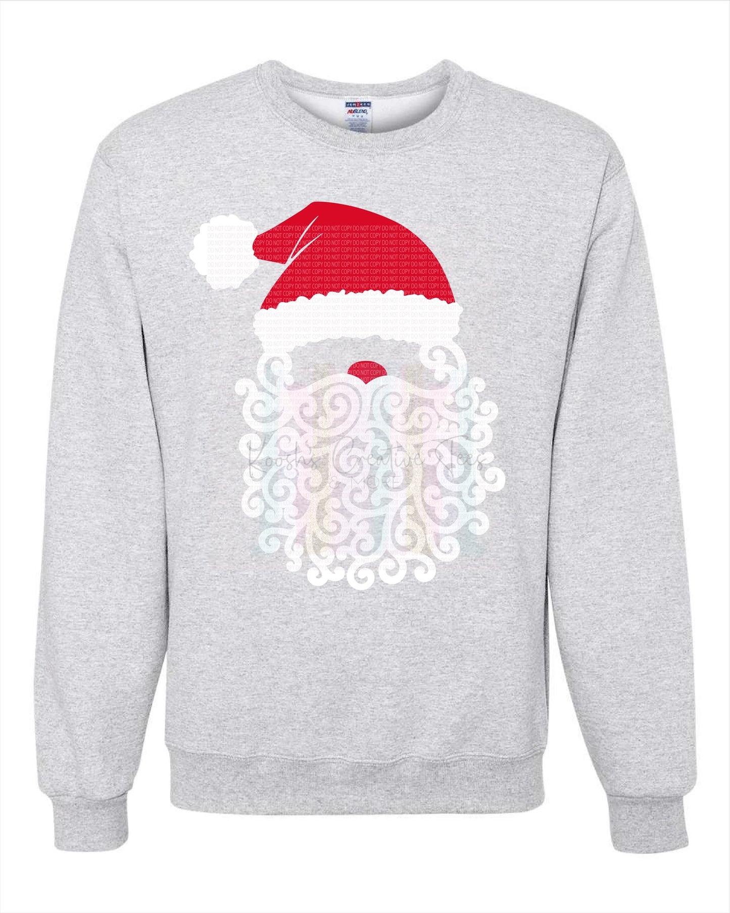 Santa grey sweatshirt